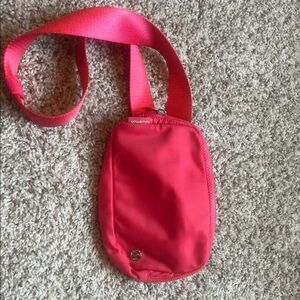 Lululemon Vibrant Red Crossbody Bag